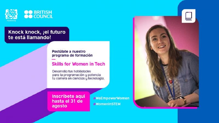 British Council lanza convocatoria para otorgar 1,250 becas en áreas STEM para mujeres en México